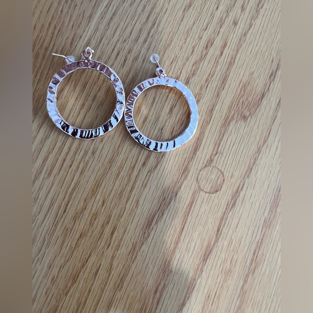 Rose Gold Hoop Earrings